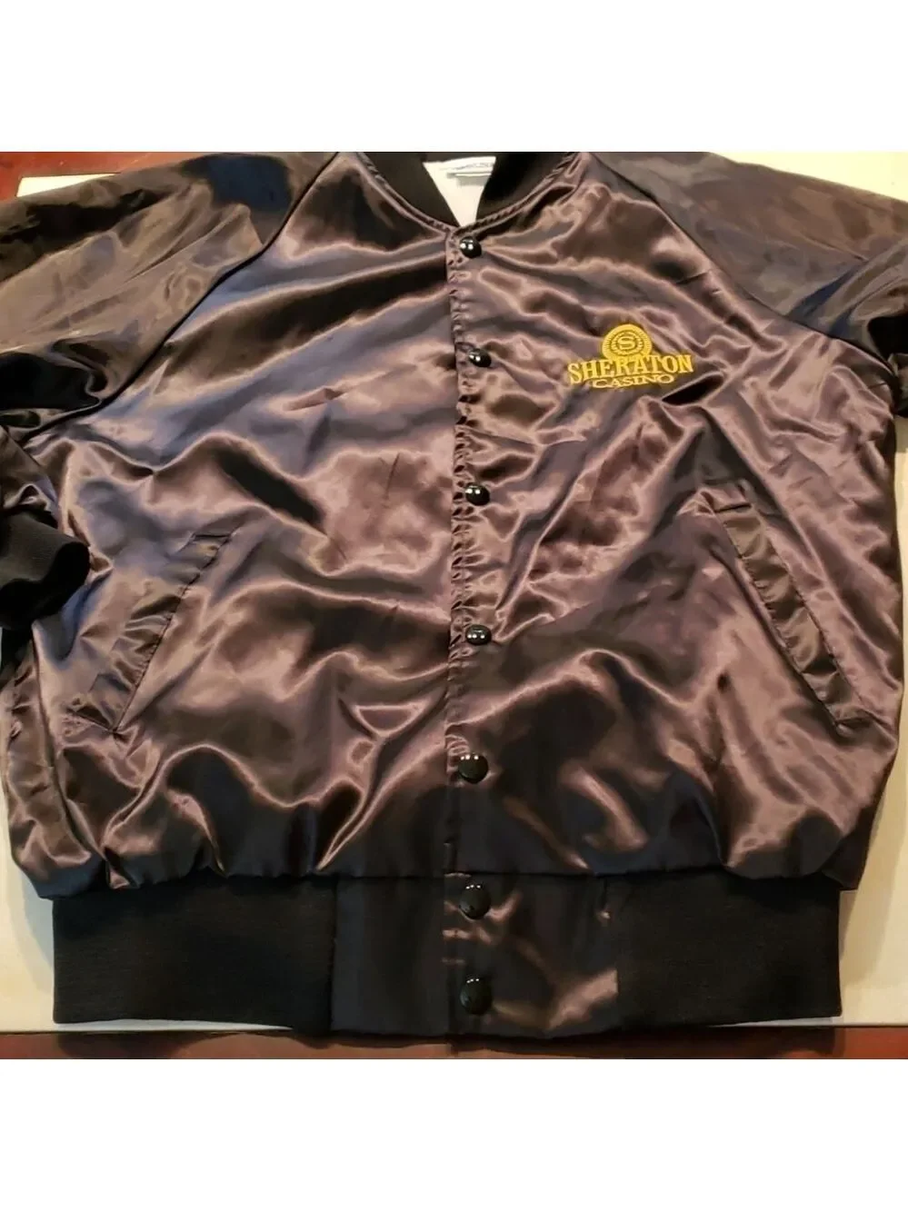Vintage Sheraton Casino Satin Jacket M 38-40 Unise